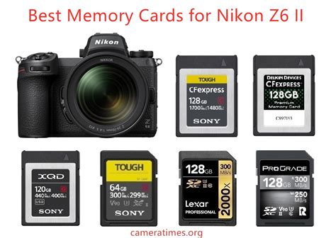 nikon z6 ii memory card